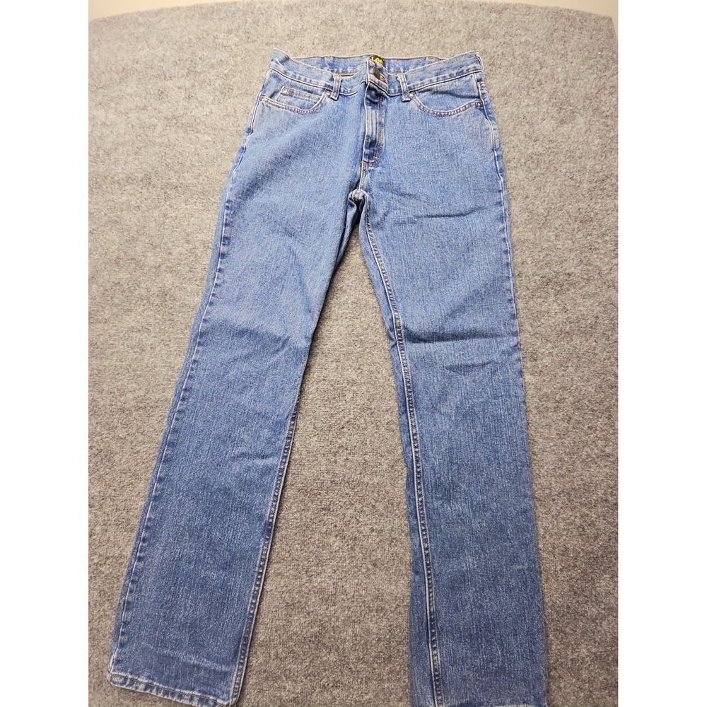Lees Regular Fit Jeans Mens 34x36 Straight Leg Cowboy Work